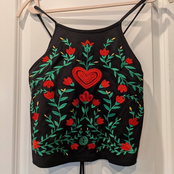 Herencia Collection Rebelde Backless Tie Top XL - Picture 3 of 5